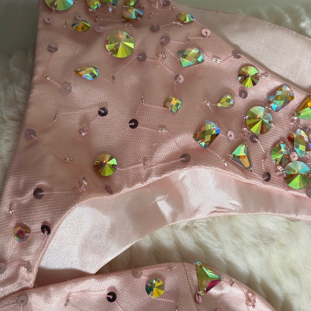 MNM Couture Formal Short Beaded Fringe Dress - Picture 13 of 16